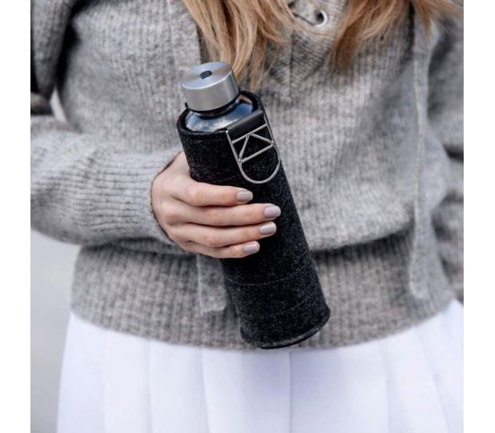 Náhradní víčko pro skleněné Equa láhve - black 1