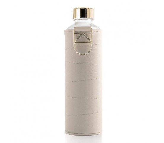 Equa Skleněná láhev s obalem Mismatch Beige 750ml