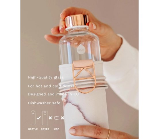 Equa Skleněná láhev s obalem Mismatch Lava 750ml 3