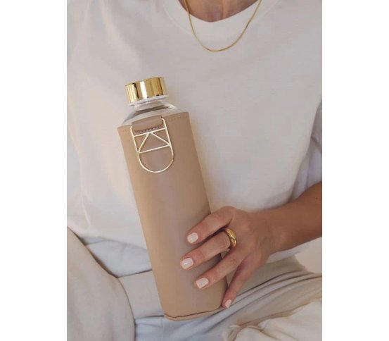 Equa Skleněná láhev s obalem Mismatch Sienna 750ml