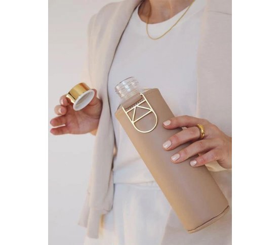 Equa Skleněná láhev s obalem Mismatch Sienna 750ml