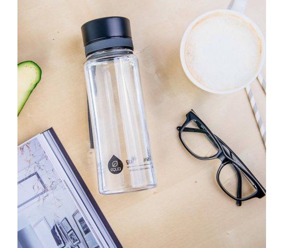 Equa Tritanová láhev Plain Black 600ml