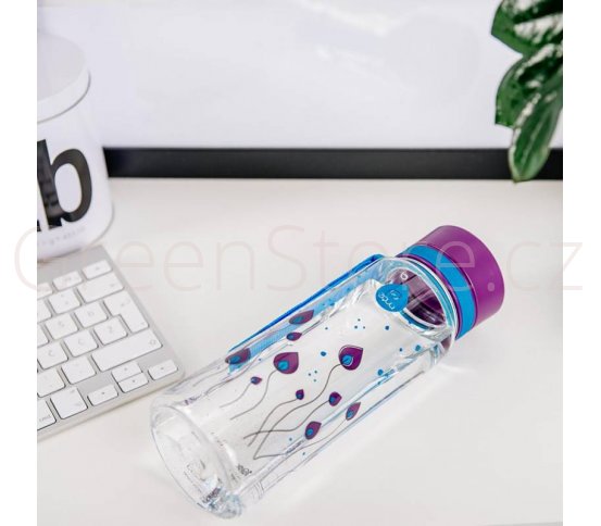 Equa Tritanová láhev Purple Leaves 600ml