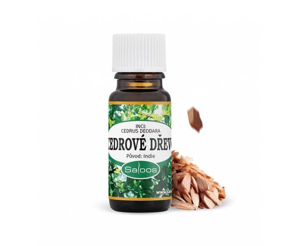 Esenciální olej Cedrové dřevo 10ml Saloos