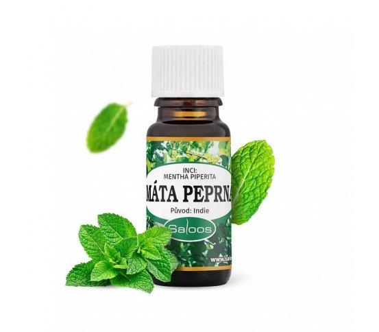 Esenciální olej Máta 10ml Saloos