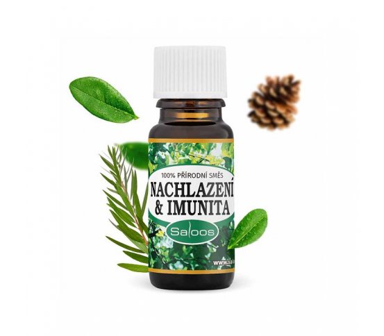 Esenciální olej Nachlazení a Imunita 10ml Saloos