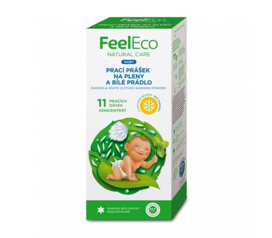 Feel Eco Baby Prací prášek na bílé prádlo a pleny 660g