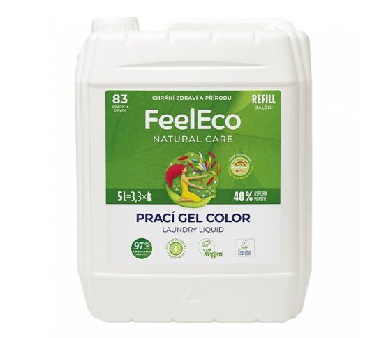 Feel Eco Prací gel na barevné prádlo 5l