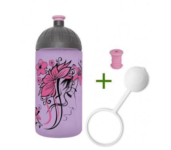 FreeWater Láhev 0,5l - Beauty Lila špunt krytka zdarma