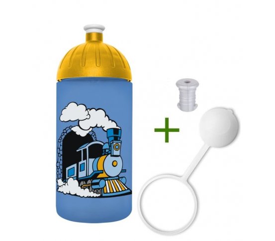 FreeWater Láhev 0,5l - Lokomotiva špunt krytka zdarma