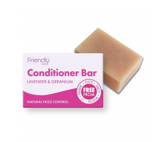 Friendly Soap Přírodní kondicionér na vlasy levandule a pelargónie 95g