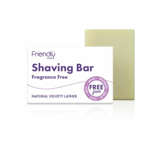 Friendly Soap Přírodní mýdlo na holení bez vůně 95g