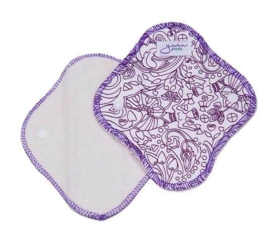 Gaia Cup Látkové slipové vložky 2ks - fialové