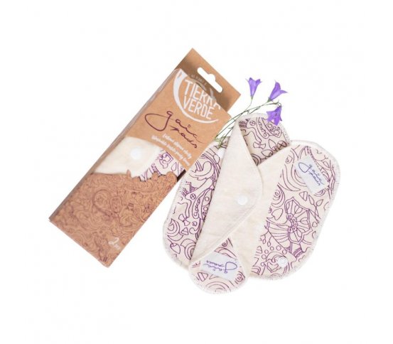 Gaia Cup Látkové slipové vložky 2ks - fialové