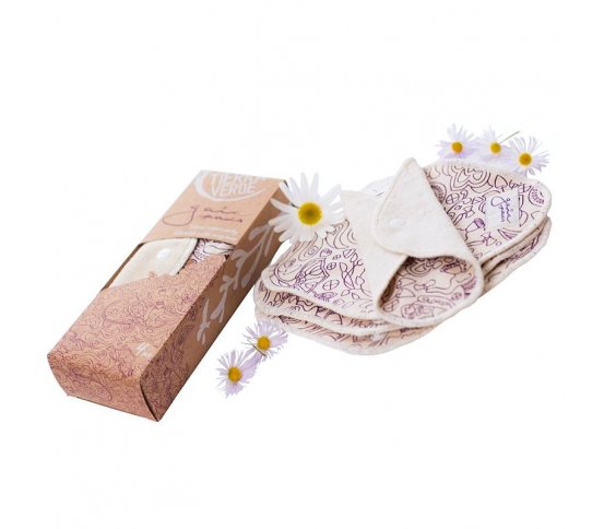 Gaia Cup Látkové slipové vložky 4ks - fialové