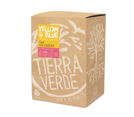 Gel na nádobí z mýdlových ořechů 5l Yellow Blue