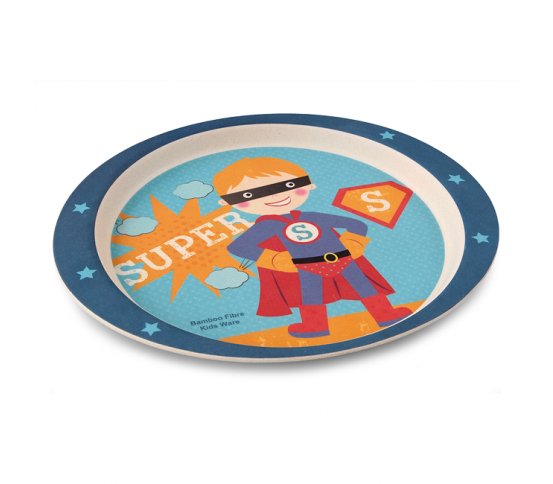 GoEco 3 dílná dětská jídelní sada - super boy