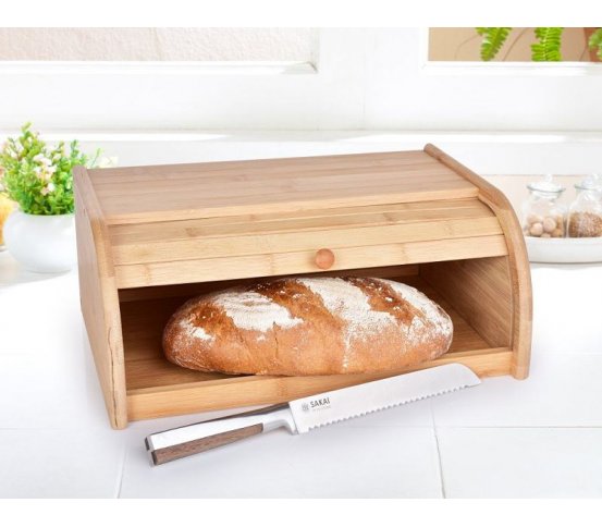 Chlebník z bambusu na pečivo