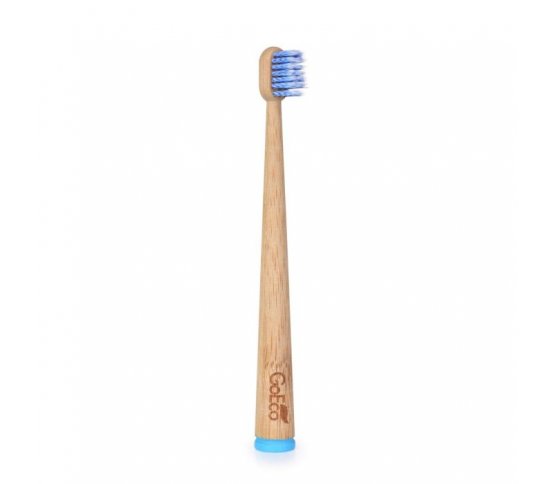 GoEco Bambusový dětský zubní kartáček - modrý