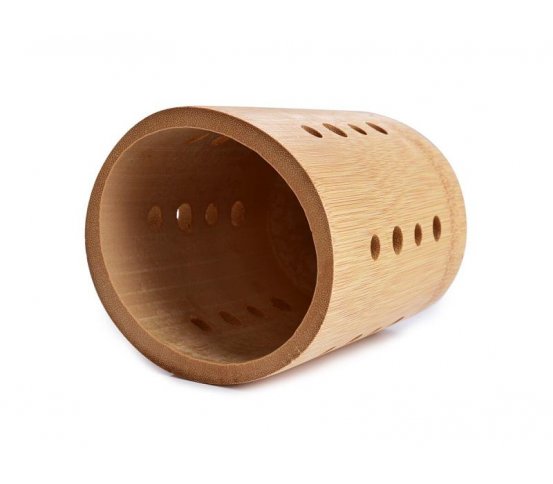 GoEco Bambusový stojan na příbory a vařečky