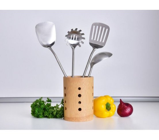 GoEco Bambusový stojan na vařečky