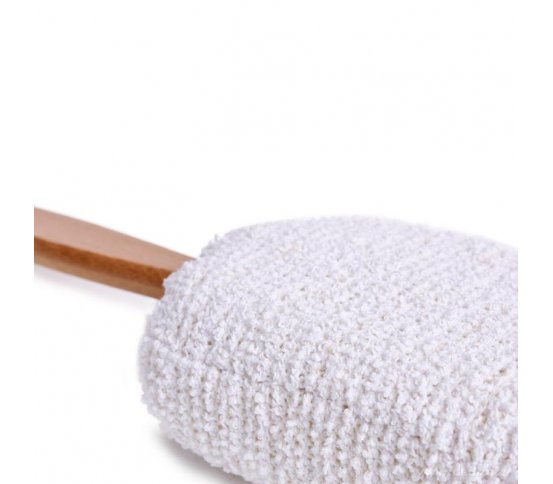 GoEco Froté houba na mytí s odnímatelnou rukojetí z bambusu