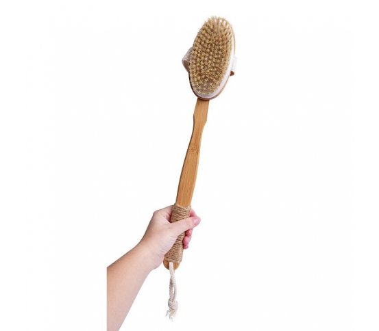 Kartáč na tyči s madlem na tělo