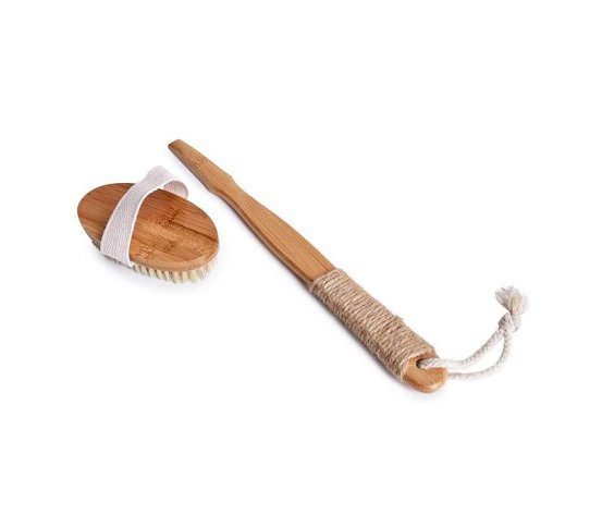 EKO Kartáč na mytí s odnímatelnou rukojetí z bambusu