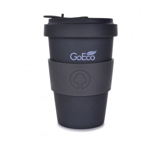 GoEco Kelimero Bambusový hrnek 500ml - antracitový