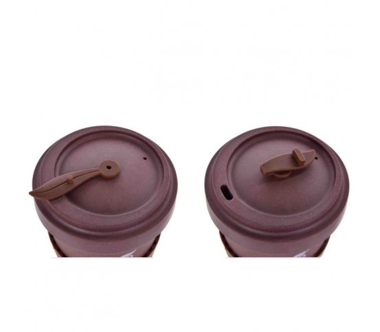 GoEco Kelimero Bambusový hrnek 500ml - čokoládový