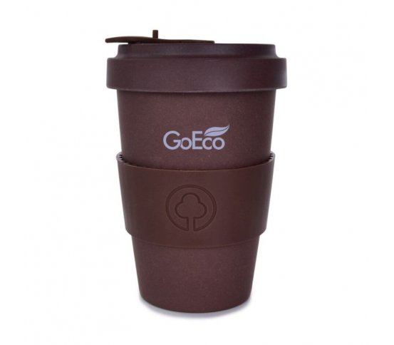 GoEco Kelimero Bambusový hrnek 500ml - čokoládový