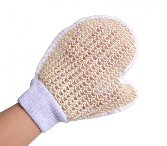 GoEco Masážní rukavice z přírodního sisálu