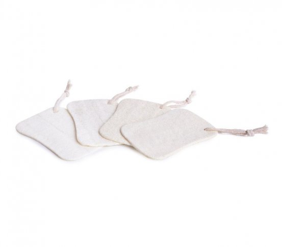 GoEco Přírodní houba na úklid a nádobí 12cm (4ks)