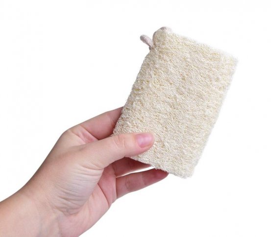 GoEco Přírodní tělová houba z lufy 10cm (3ks)