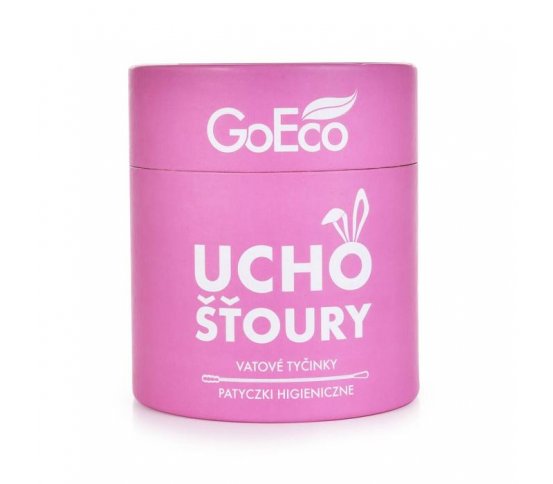 GoEco Uchošťoury z recyklovaného kartonu a bavlny - růžové (200ks) 5