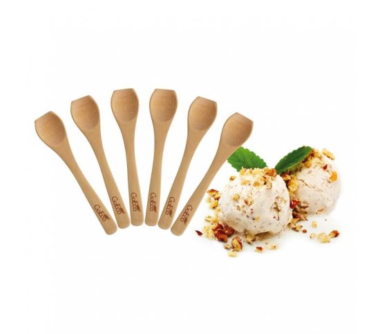 Čajové kávové lžičky z bambusového dřeva