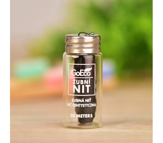 GoEco Sada zubní nit 30m a 30ks zubních párátek 7