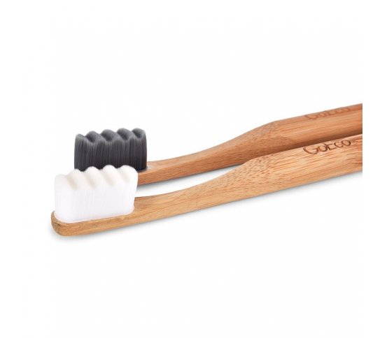 GoEco zubní kartáček 10.000 vláken Ultra soft - Černý 2