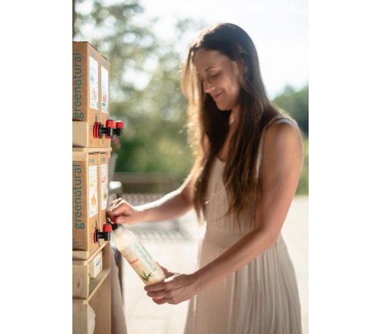 Greenatural WC čistič borovice, máta a eukalyptus 5l eco refil