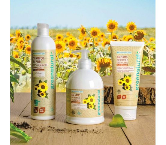 Greenatural Regenerační šampon pro suché a poškozené vlasy BIO 400ml 1