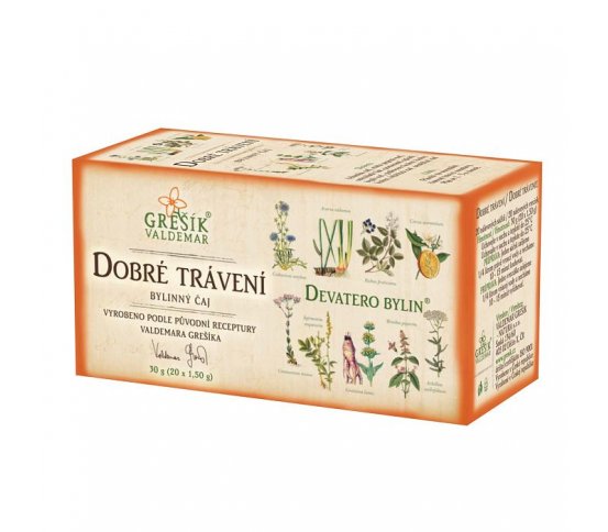 Grešík Bylinný čaj Dobré trávení 20x1,5g