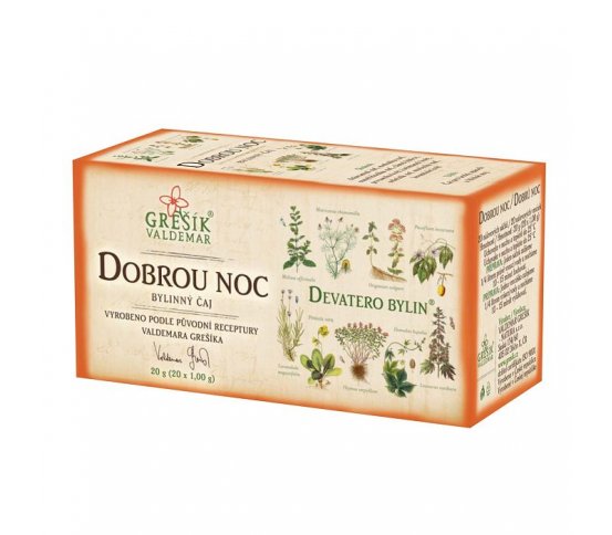 Grešík Bylinný čaj dobrou noc 20x1g
