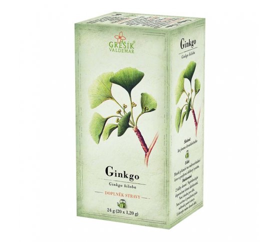 Grešík Bylinný čaj Ginkgo n.s. 20x1,2g