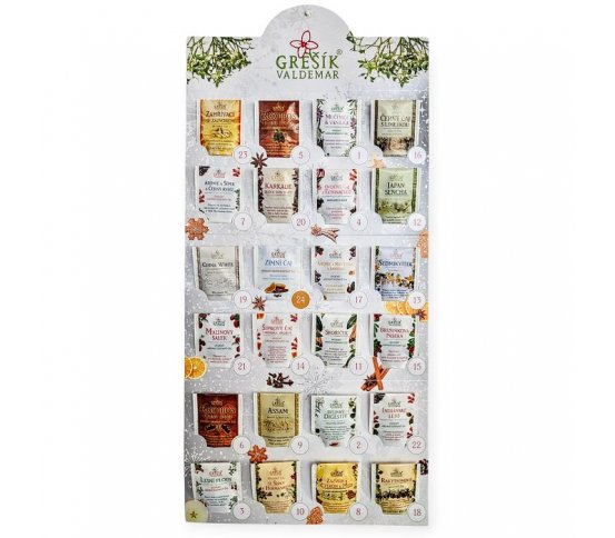 Grešík Čajový adventní kalendář 24 n.s.