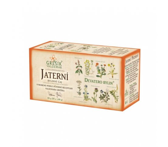 Grešík Devatero bylin Jaterní čaj n.s. 20x1g