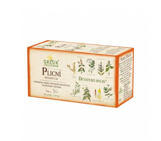 Grešík Devatero bylin Plicní čaj n.s. 20x1,2g