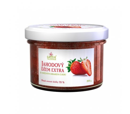 Grešík Jahodový džem extra speciální 200g