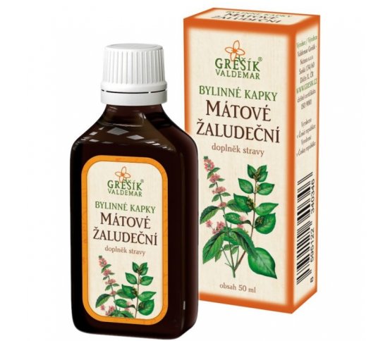 Grešík Mátové žaludeční kapky 50ml