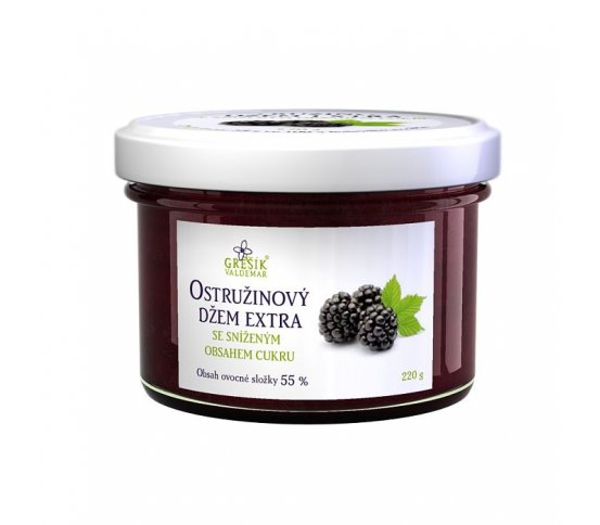 Grešík Ostružinový džem extra speciální 220g