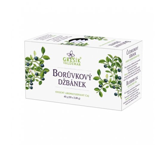 Grešík Ovocný čaj Borůvkový džbánek n.s. 20x2g